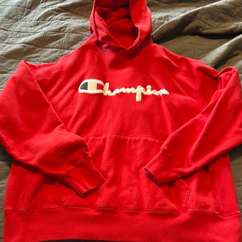 Champion Red Hoodie